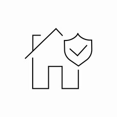 home security check icon sign vector