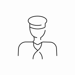 pilot customer icon sign vector