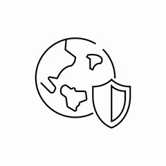 secure environment icon sign vector