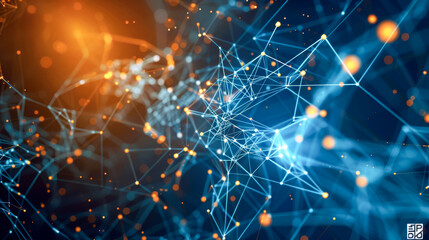 Digital background, can be used in the description of network abilities, technological processes, digital storages, science, education