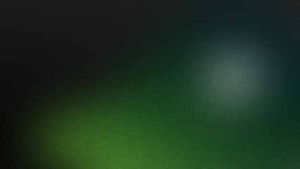 Abstract green-toned gradient with blurred forms and a grainy, glitch-art style on a dark background, with a subtle noise overlay for a dynamic effect. Ideal for banner or poster backgrounds.