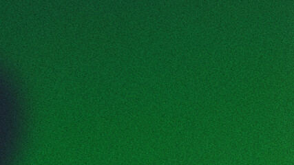 Blurry green gradient background blending abstract shapes on black, with a grainy texture and digital glitch overlay, creating a motion blur effect. Versatile for web or poster design.