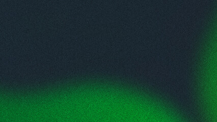 Blurry green gradient background blending abstract shapes on black, with a grainy texture and digital glitch overlay, creating a motion blur effect. Versatile for web or poster design.