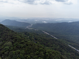 Anchieta Highway from Sao Paulo to Santos