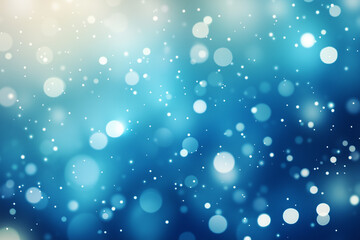 Obraz premium Royal blue and white bokeh effect on serene background