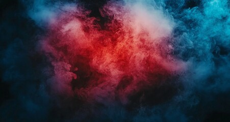 Fototapeta premium A flowing abstract design showcasing vibrant colors against a dark background