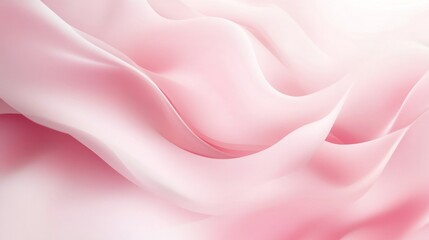 Obraz premium Soft elegance a serene exploration of flowing pink textures in modern design