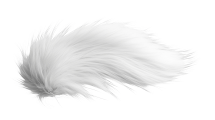 White fluffy fur fabric wool texture. png