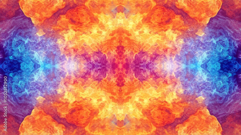 Aufkleber bright and colorful abstract background design