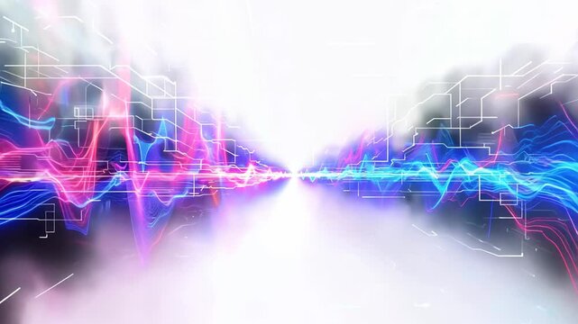 Electric pulse waves in dynamic energy flow