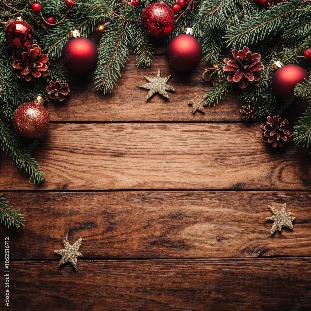 Aufkleber a plain christmas background, perfect for adding your own text or message.
