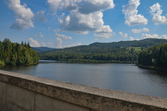dam on the Vistula River in the town of Wisła Czarne