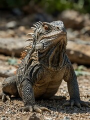Fototapeta premium King iguana.