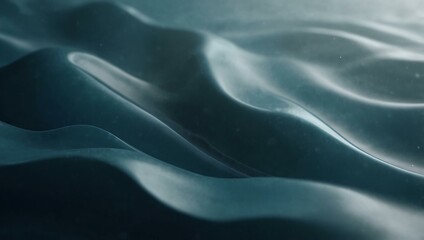 Fototapeta premium Minimalistic one-color water flow background with smooth shapes.