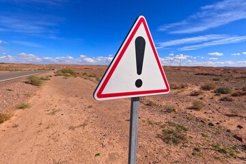 Triangle Danger Road Sign