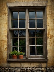 Old house window.