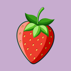 strawberry on a white background