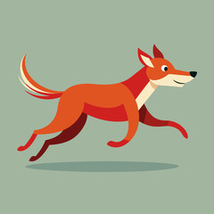 red fox illustration