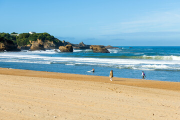 Crashing waves, Biarritz, France