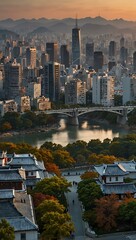 Fototapeta premium Scenery of Seoul, South Korea.