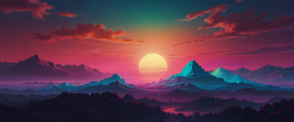 Iridescent Neon Pastel Background with Holographic Vaporwave Gradient"