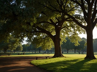 Tree in the park.