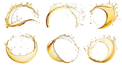 White Paint Splashes on Yellow Background, Abstract Image, Texture, Pattern Background, Wallpaper, Cover and Screen of Smartphone, PC, Laptop, 9:16 and 16:9 Format