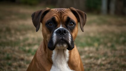 Boxer dog.