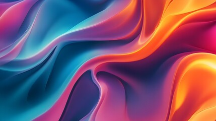 Obraz premium Swirling Vibrant Turquoise Fractal Design