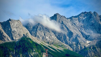 landscape with clouds
