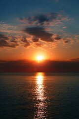 Fototapeta premium sunset over the sea