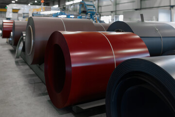 Storage of painted metal rolls at the enterprise
