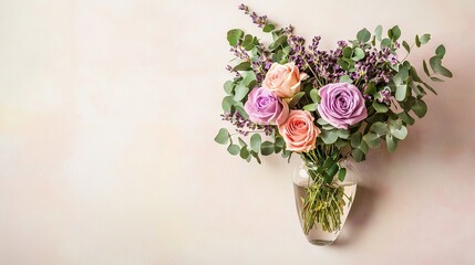   Pink vase with pink flowers and green base