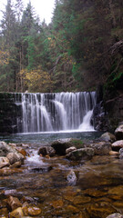 Obraz premium waterfall in the forest