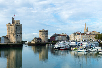 The old port at La Rochelle, Nouvelle Aquitaine, France