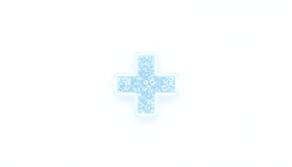 Obraz premium tick and cross isolated with white highlights, png