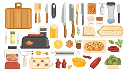 "Home Cooking Essentials: A Welcoming Kitchen Setup"