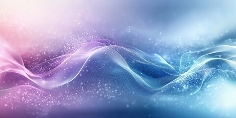 gradient of blue and purple light waves