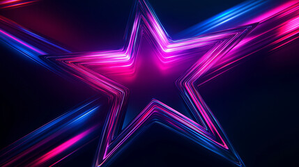 Neon Star Background