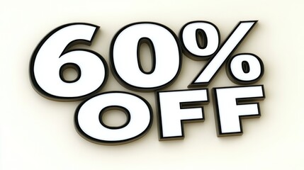 Bold numbers highlighting a significant discount invite shoppers to seize great deals