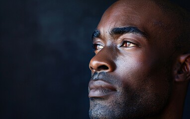 Fototapeta premium African american man copy space