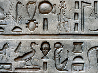 Ancient Egyptian architecture, pyramids, statues, symbols, signs, religion