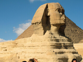 Ancient Egyptian architecture, pyramids, statues, symbols, signs, religion