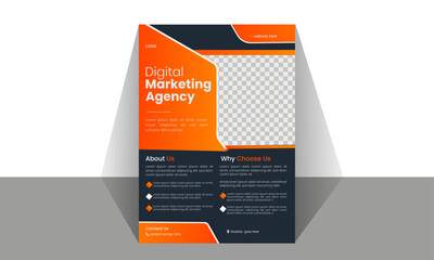 Creative and professional corporate flyer design template