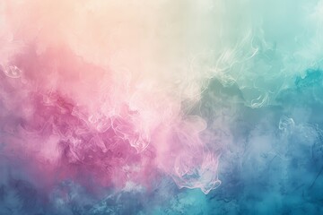 Fototapeta premium Abstract pastel background with soft pink, blue, and green hues, ideal for a modern and minimalistic look