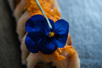 Blue Flower Sushi, Gourmet Delight