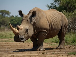 Fototapeta premium Rhinoceros.