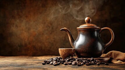 Coffee and a coffee pot