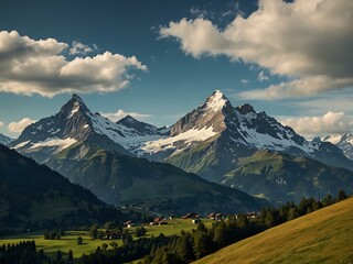 Fototapeta premium Swiss Alps.