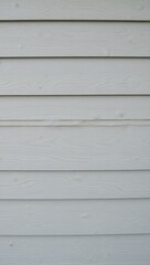 Obraz premium Weathered gray wooden shiplap wall with rustic coastal charm